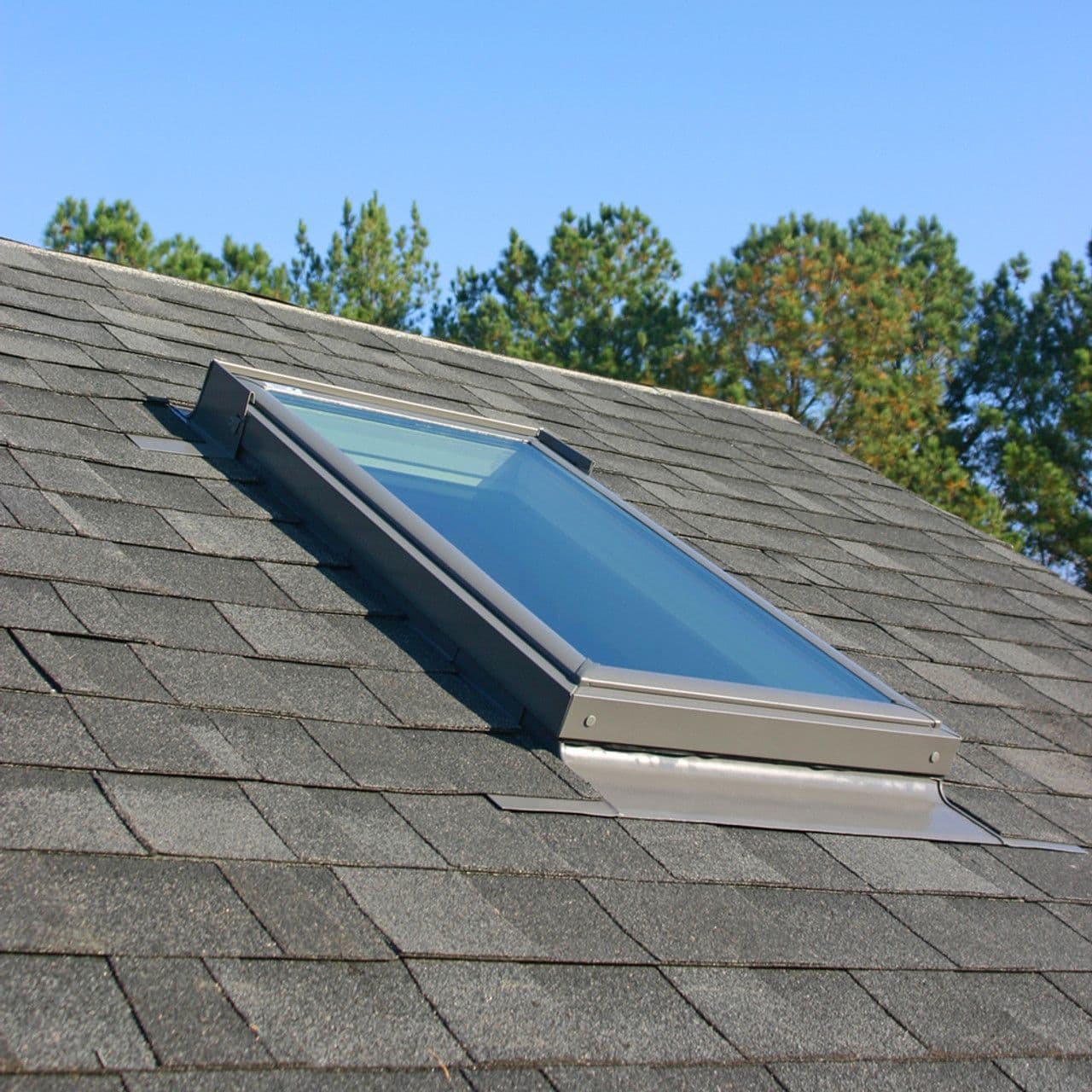 lifestyle skylight deck installed on roof